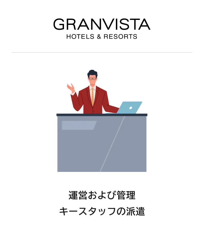 GRANVISTA HOTELS&RESORTS 運営および管理キースタッフの派遣