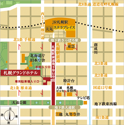 札幌周辺マップ